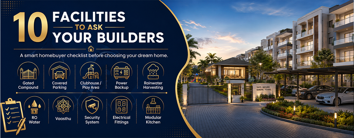 10 facilities to ask your builders